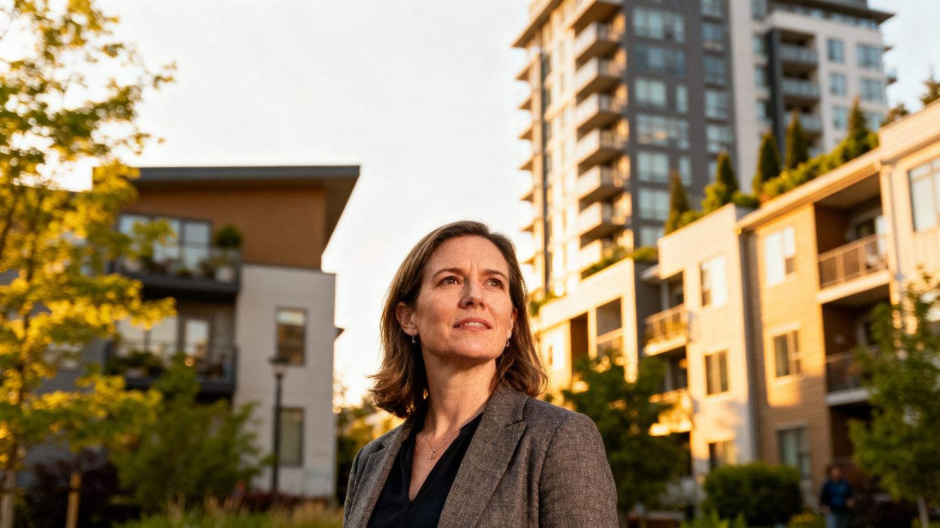 BC Greens leader Emily Lowan speaks about housing.