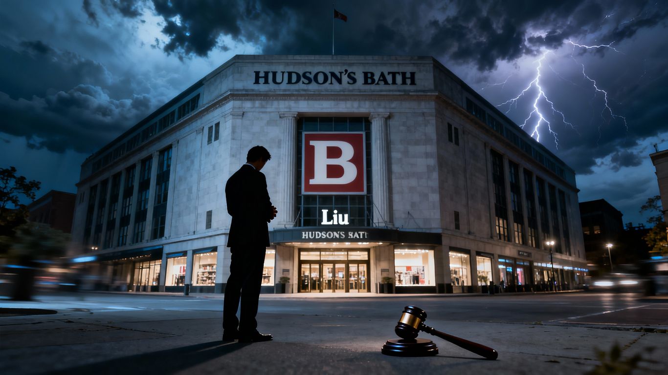 Hudson's Bay building, businessman, gavel, court decision