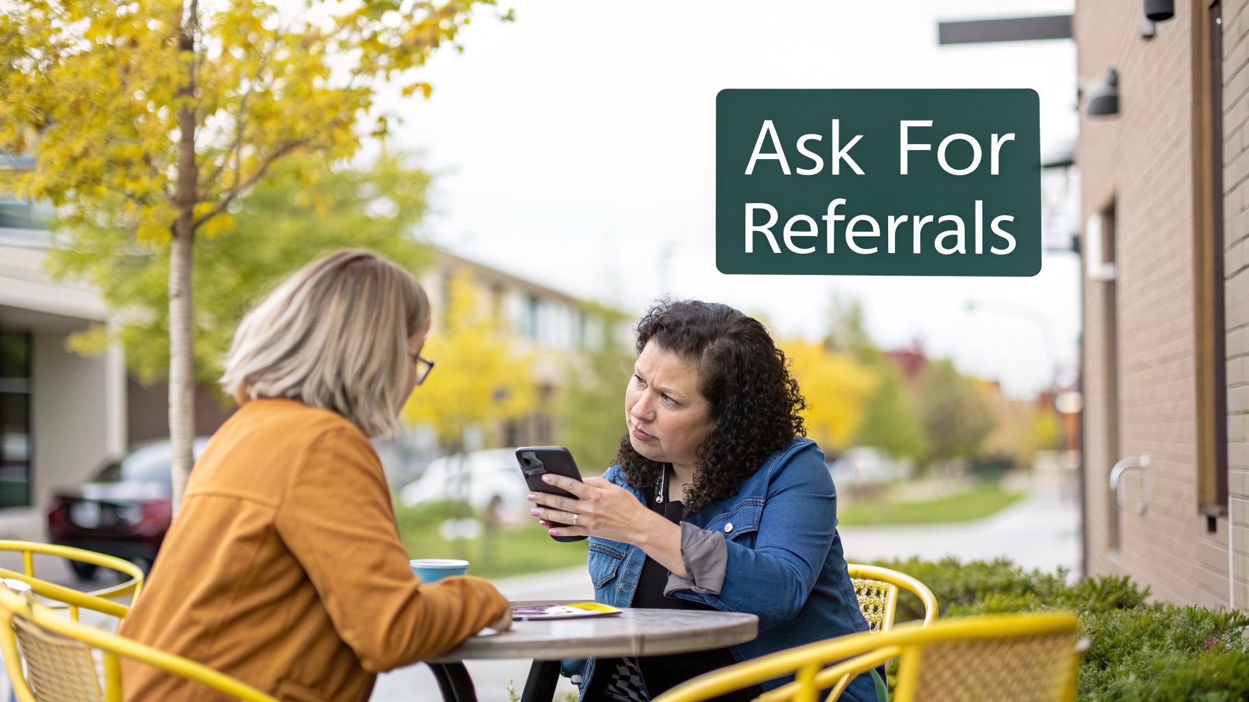 A group of professionals in a meeting, representing the network of realtors, lawyers, and brokers.