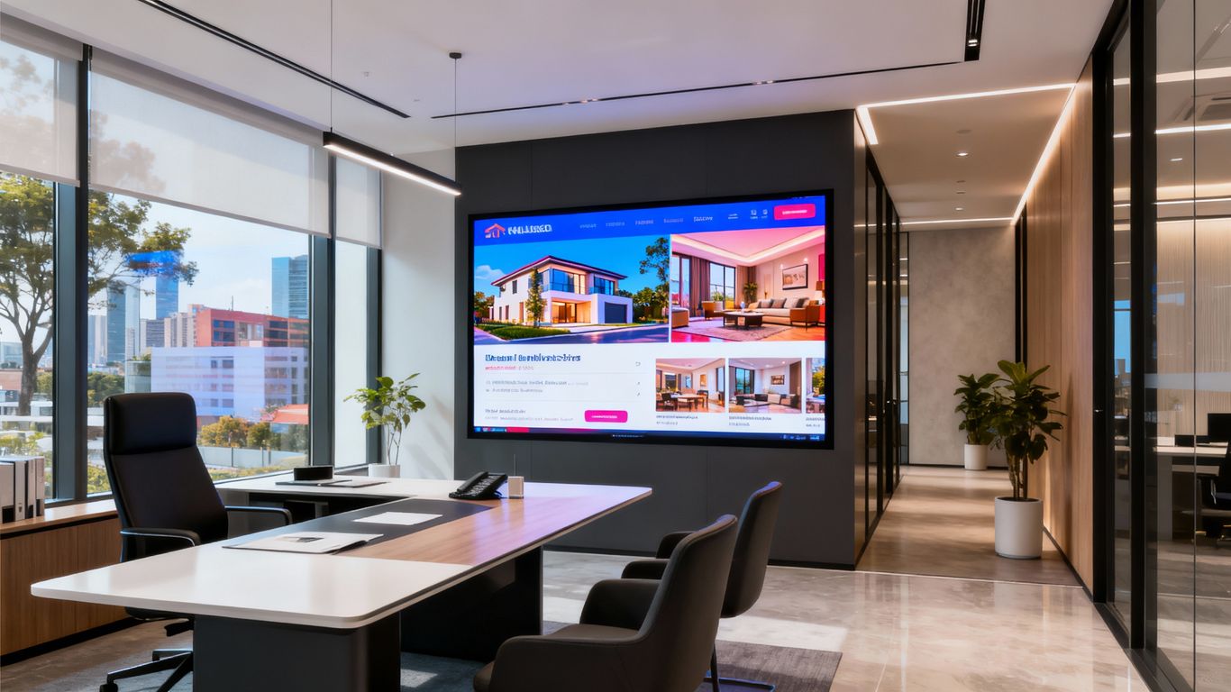 AI enhancing real estate listings with advanced visuals.