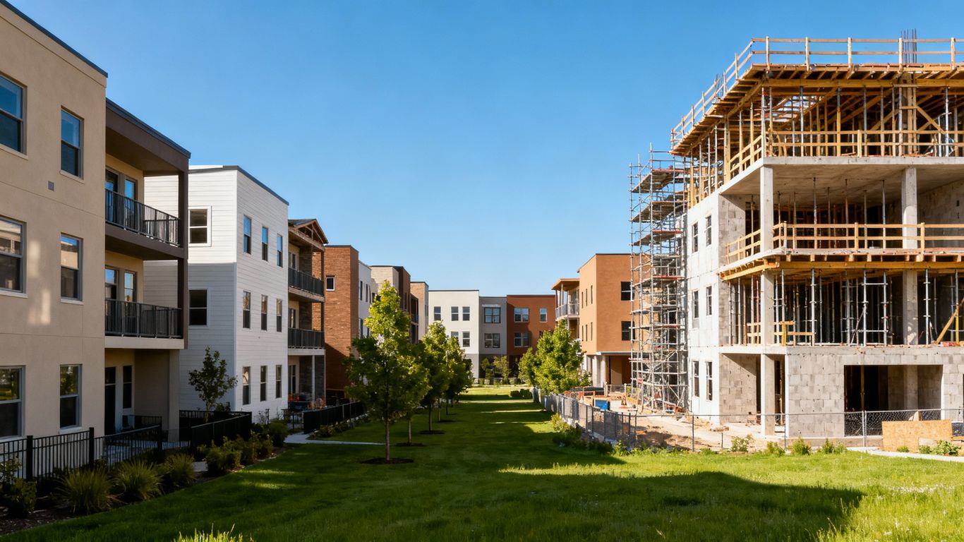 Victoria housing development with new homes and construction.