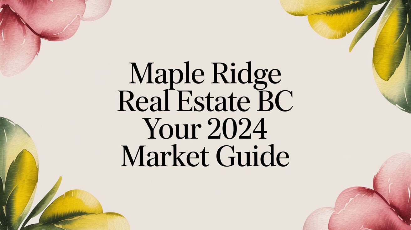Maple Ridge Real Estate BC Your 2024 Market Guide