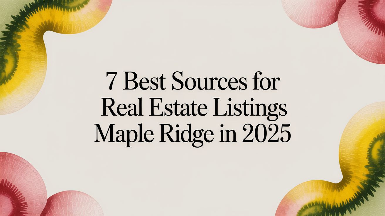 7 Best Sources for Real Estate Listings Maple Ridge in 2025