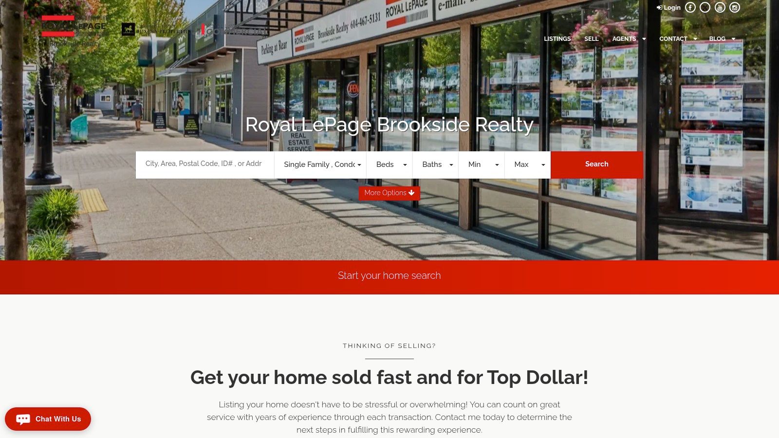 Royal LePage Brookside Realty (Brookside Realty brokerage site)