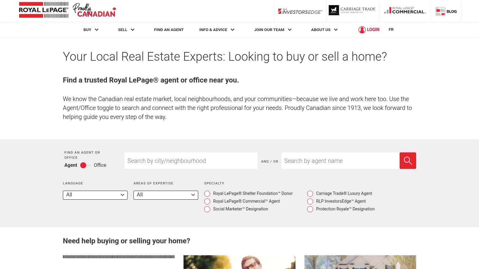 Royal LePage – Find an Agent