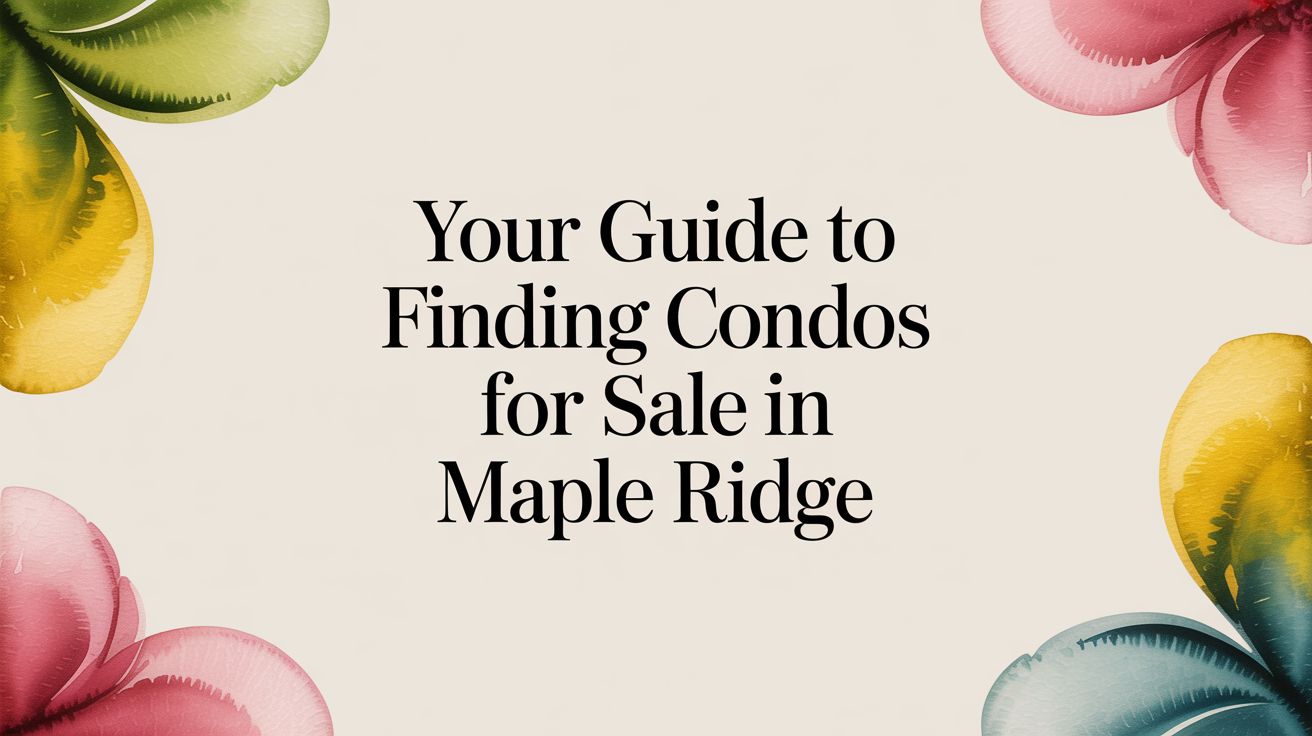 Your Guide to Finding Condos for Sale in Maple Ridge