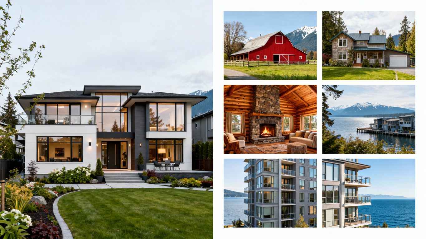 Vancouver home price compared to BC properties.