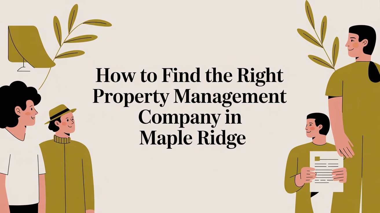 How to Find the Right Property Management Company in Maple Ridge