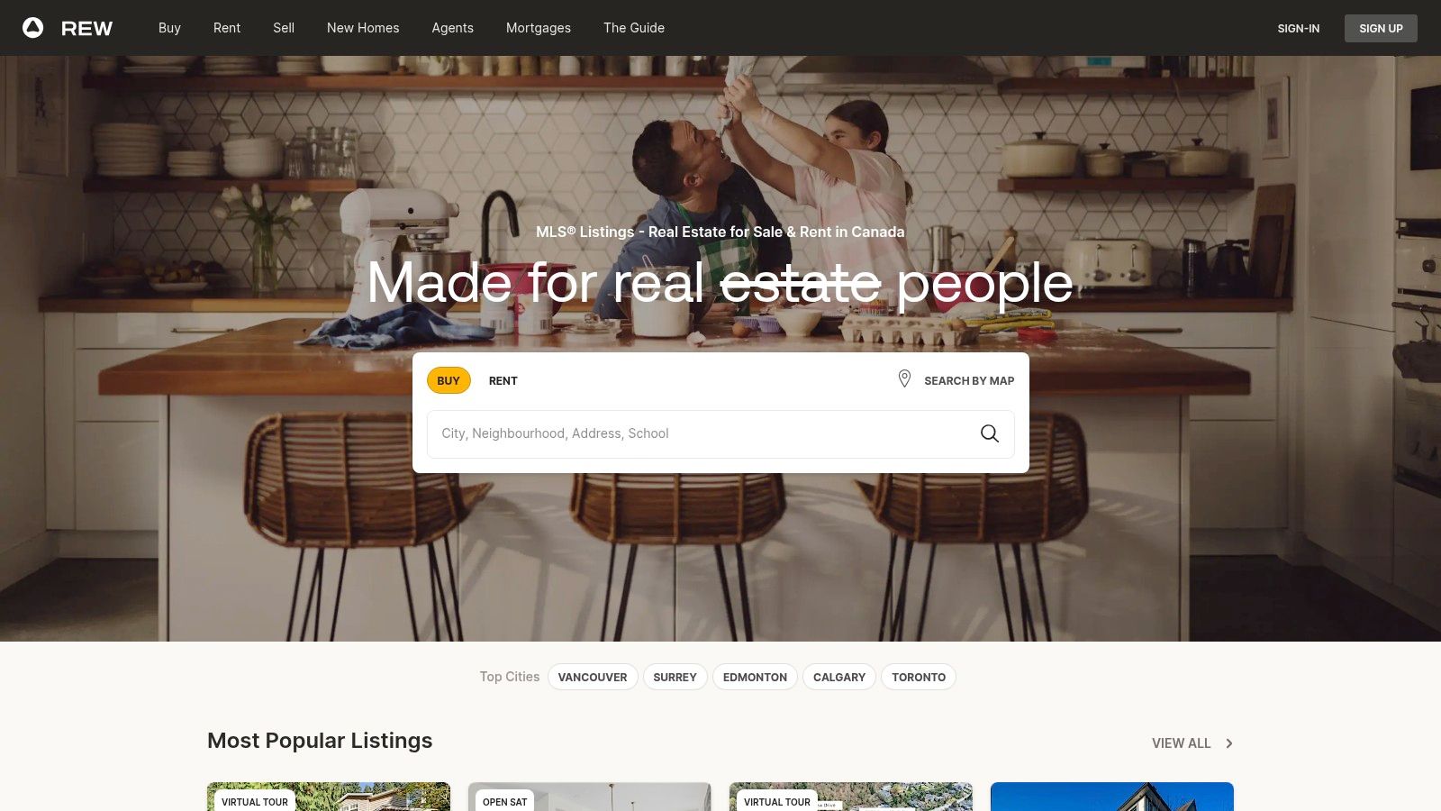 A modern kitchen in a Maple Ridge home, representing the type of properties available for sale.