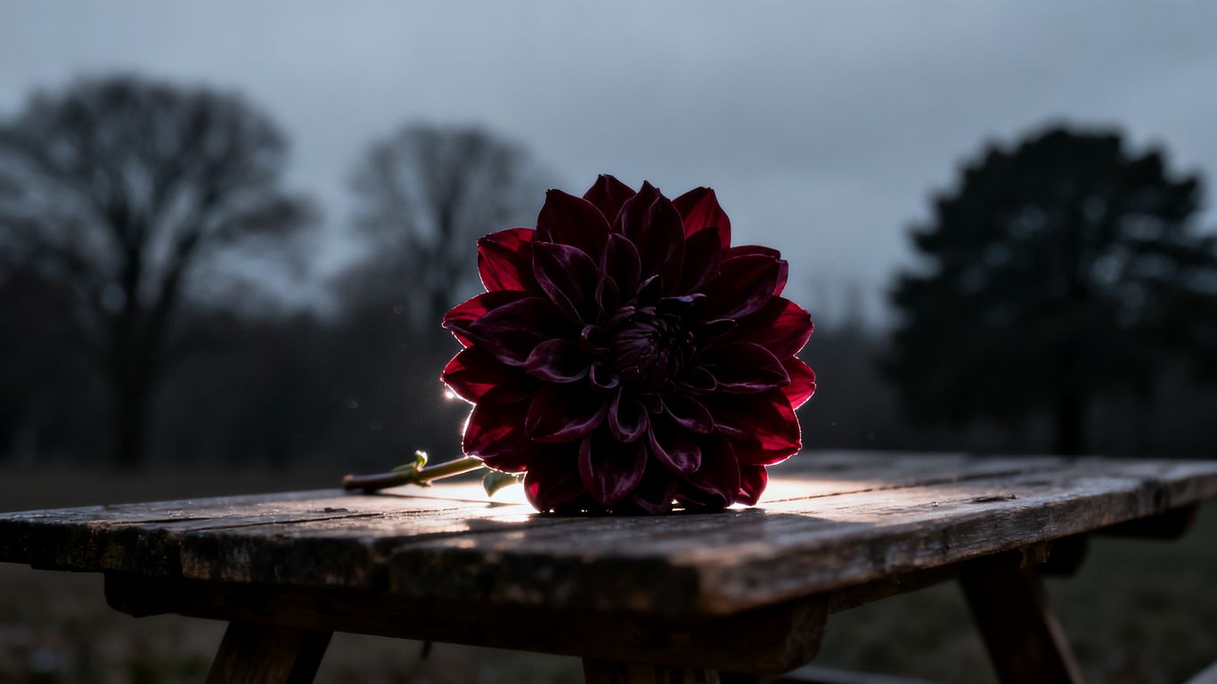 Floral arrangement mourning beloved mortgage broker.