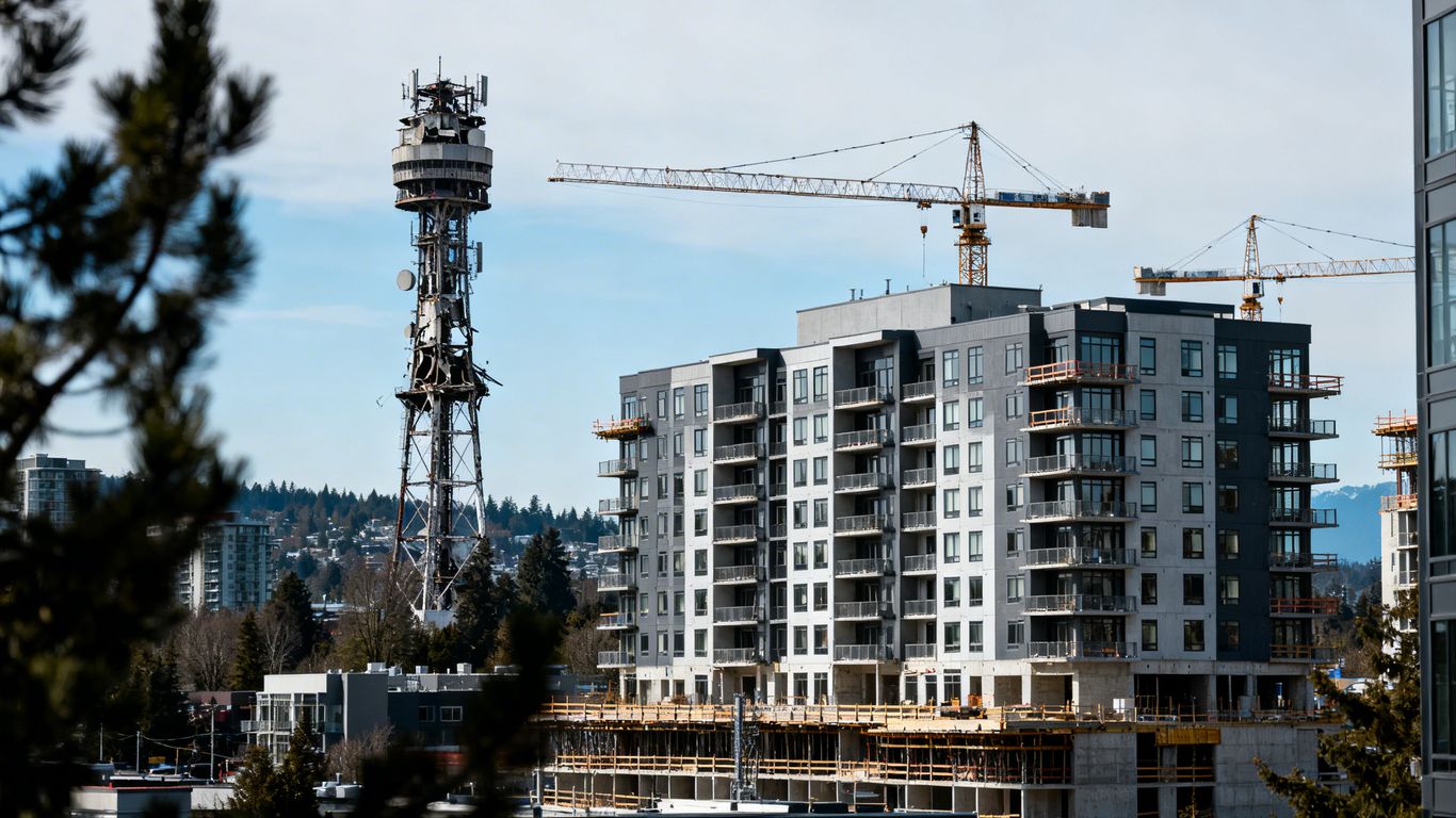 Telus network sites transformed into new housing developments in BC.