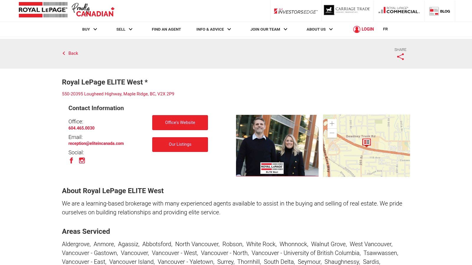 Royal LePage ELITE West (Maple Ridge office)