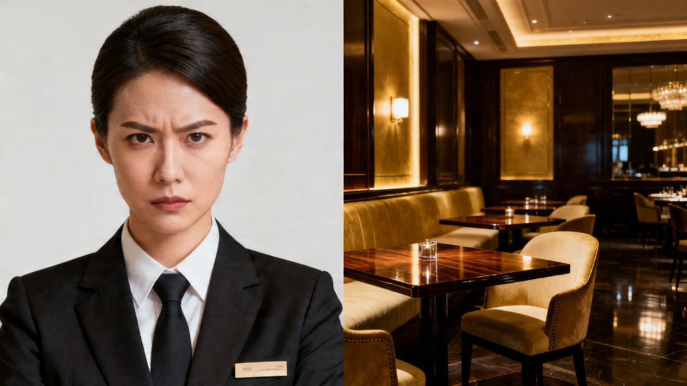 Realtor and restaurant interior