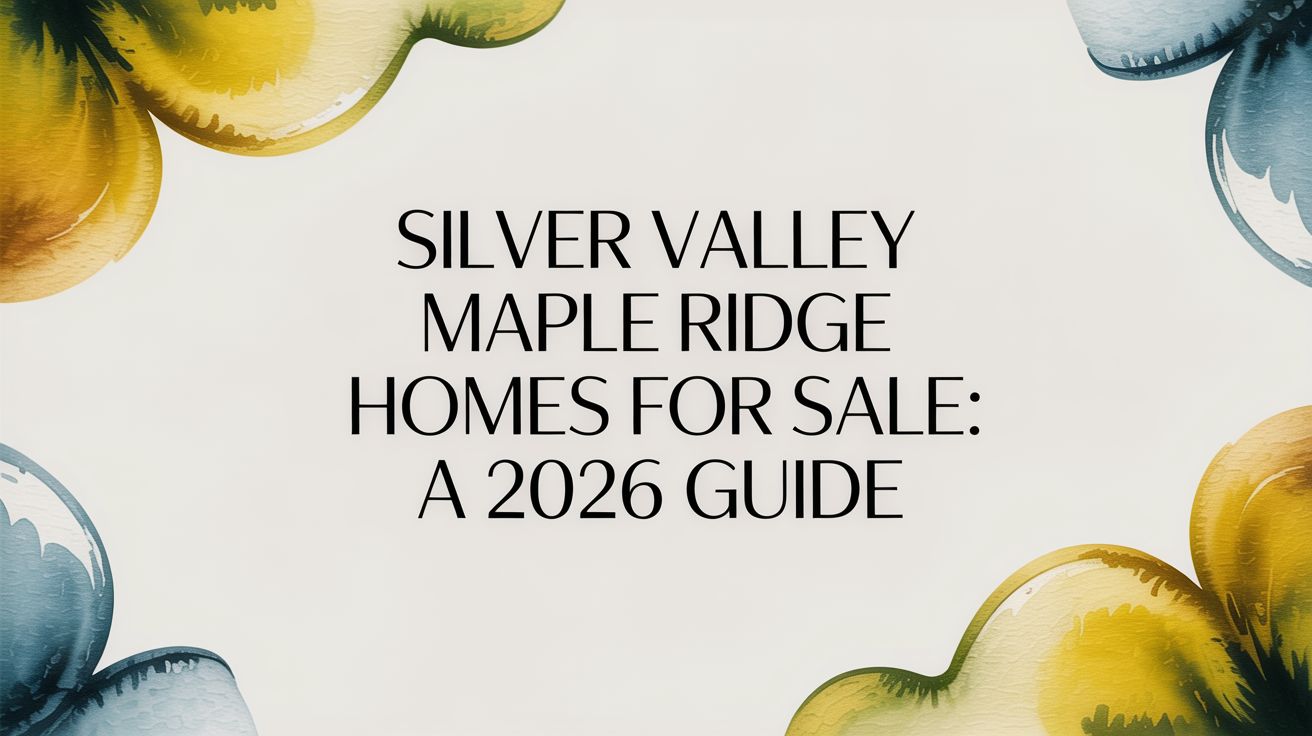 Silver Valley Maple Ridge Homes for Sale: A 2026 Guide