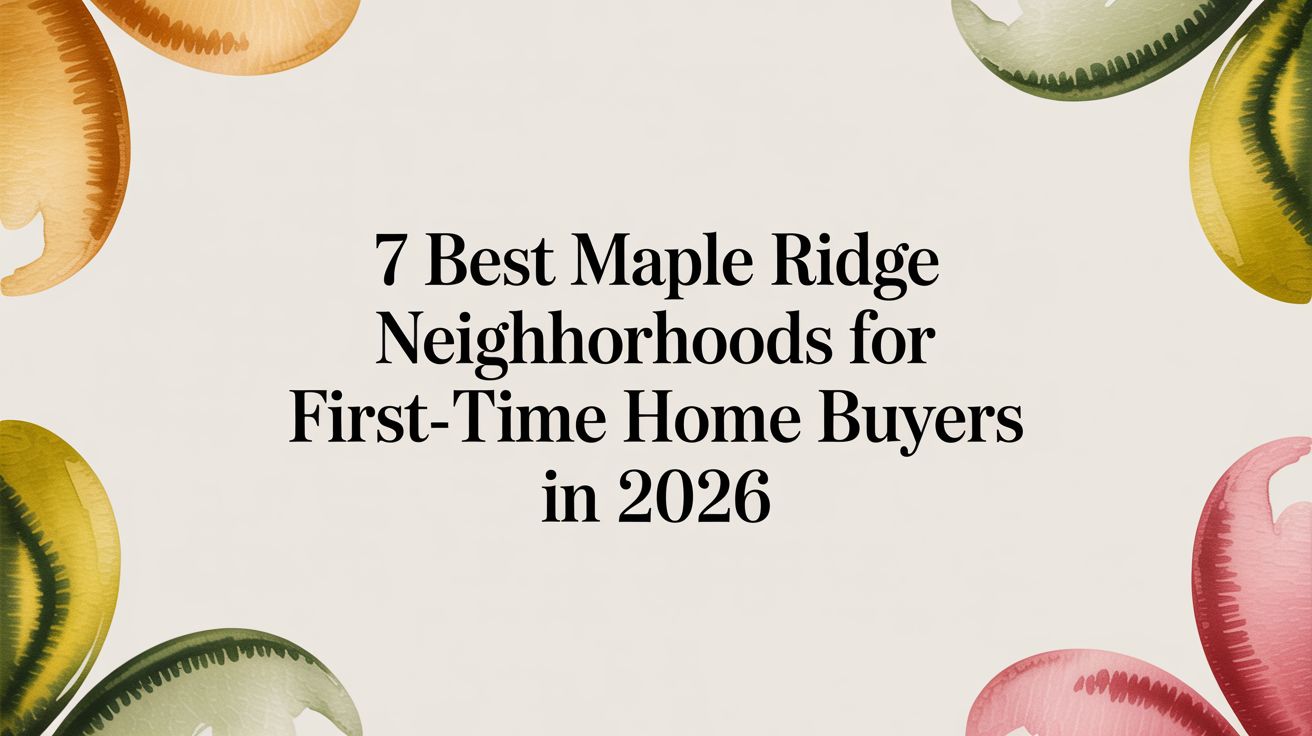 7 Best Maple Ridge Neighborhoods for First-Time Home Buyers in 2026