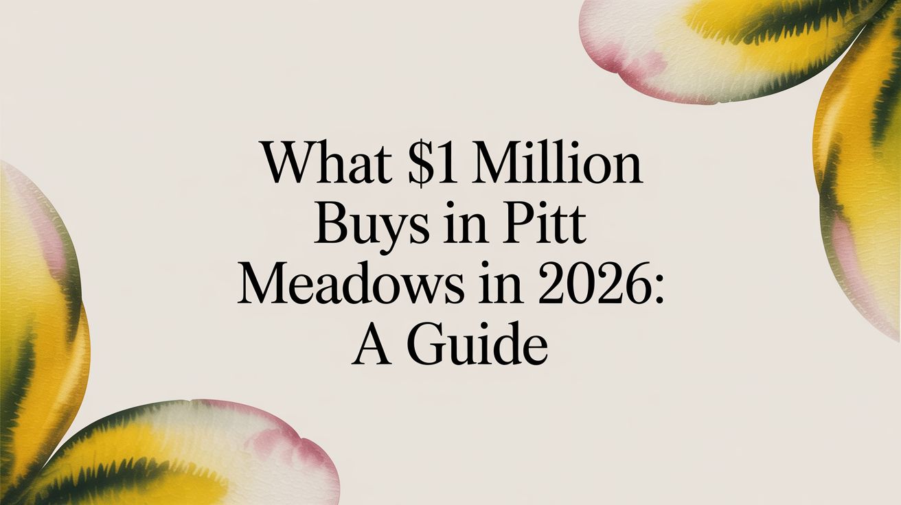 What $1 Million Buys in Pitt Meadows in 2026: A Guide