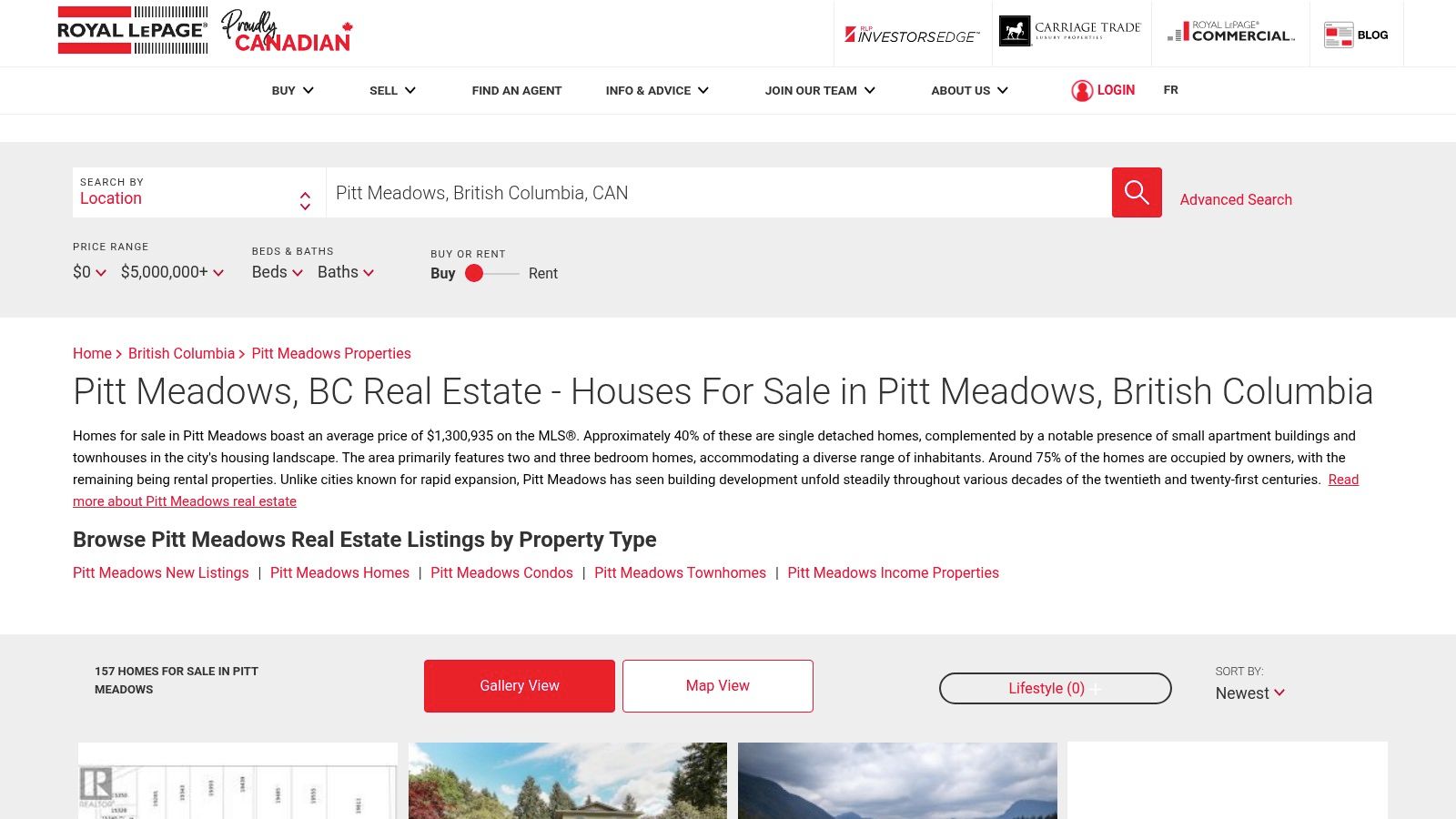 Royal LePage – Pitt Meadows page