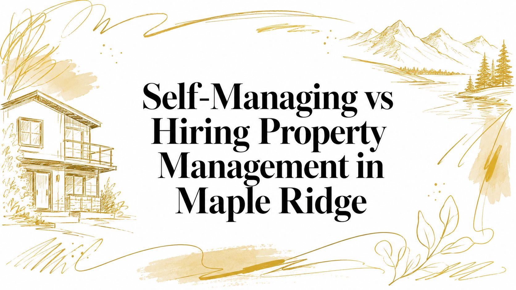 Self-Managing vs Hiring Property Management in Maple Ridge