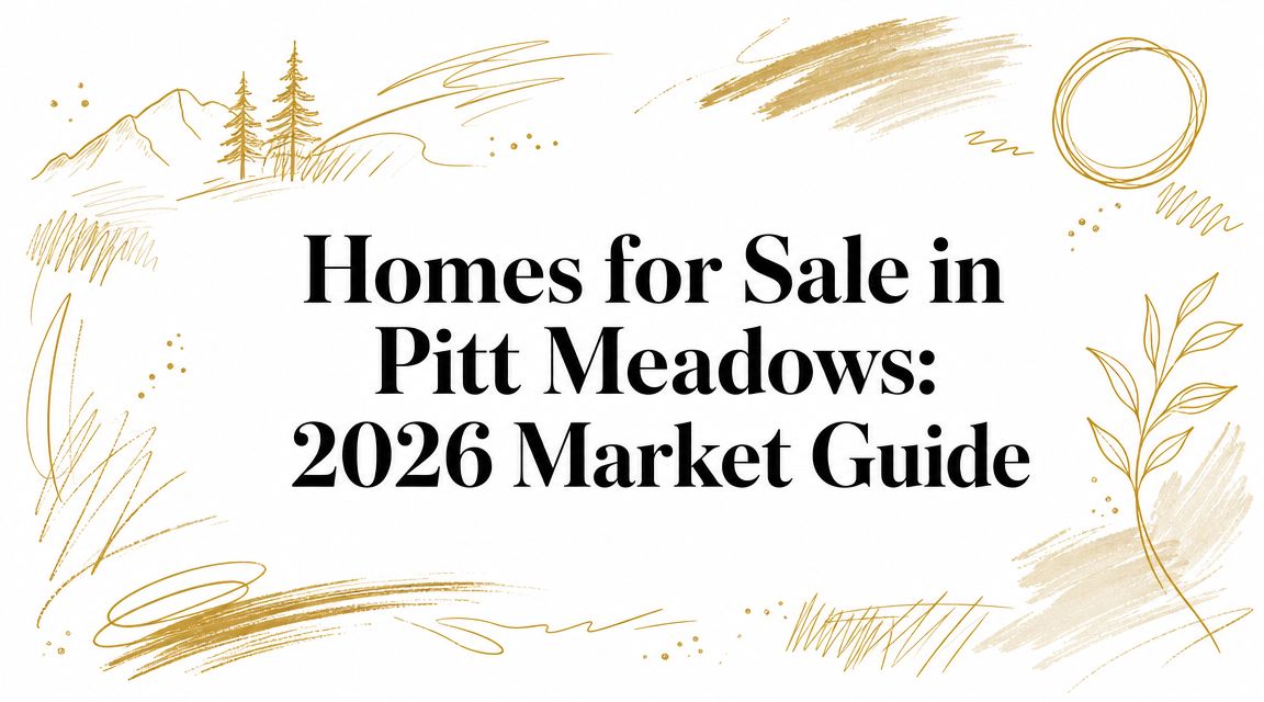 Homes for Sale in Pitt Meadows: 2026 Market Guide