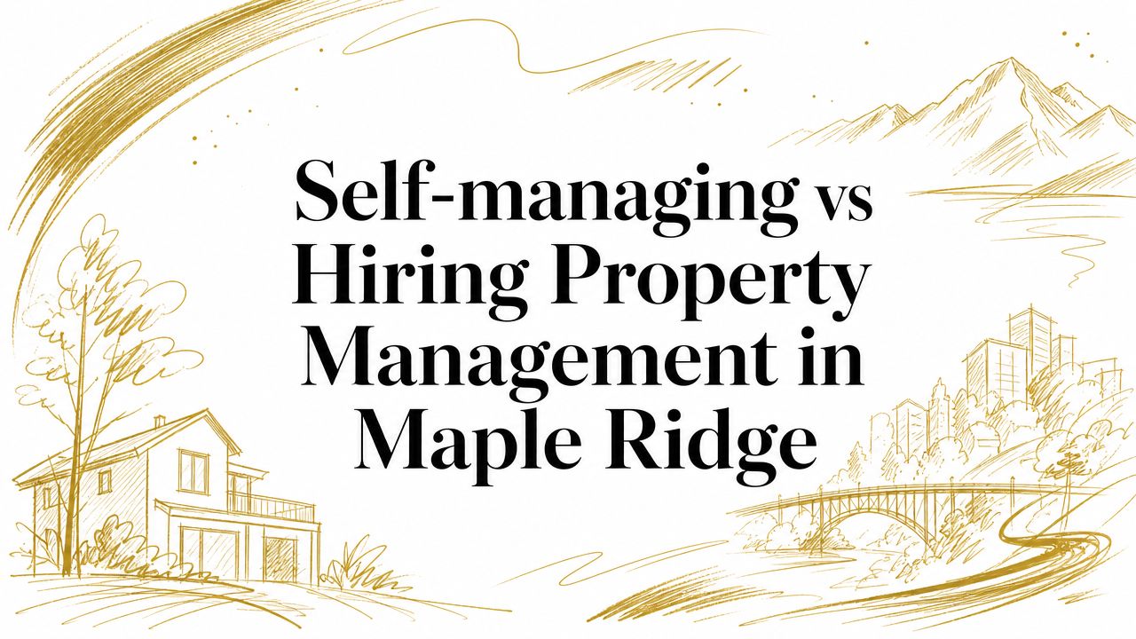 Self-managing vs Hiring Property Management in Maple Ridge