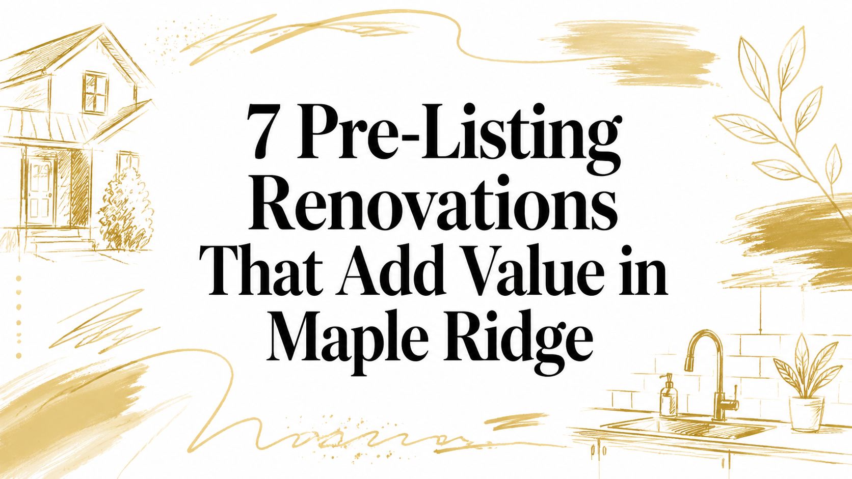 7 Pre-Listing Renovations That Add Value in Maple Ridge