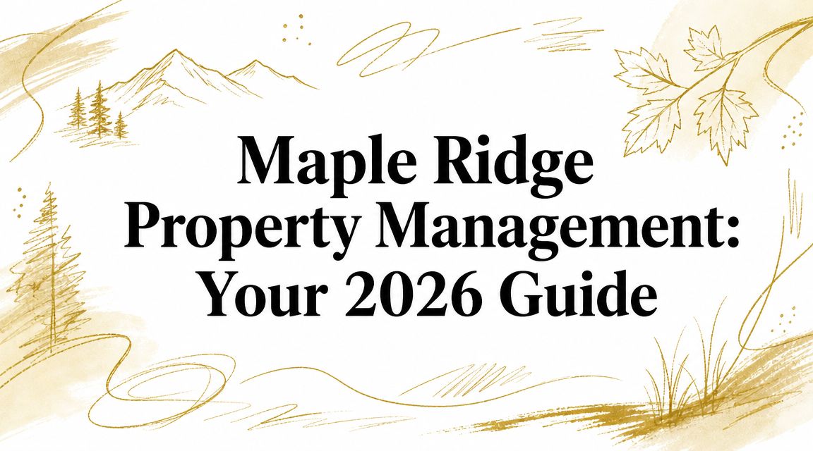 Maple Ridge Property Management: Your 2026 Guide