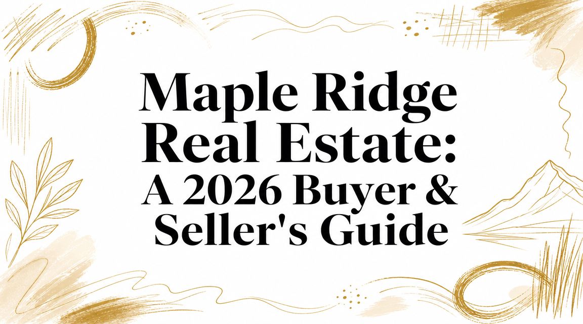 Maple Ridge Real Estate: A 2026 Buyer & Seller's Guide