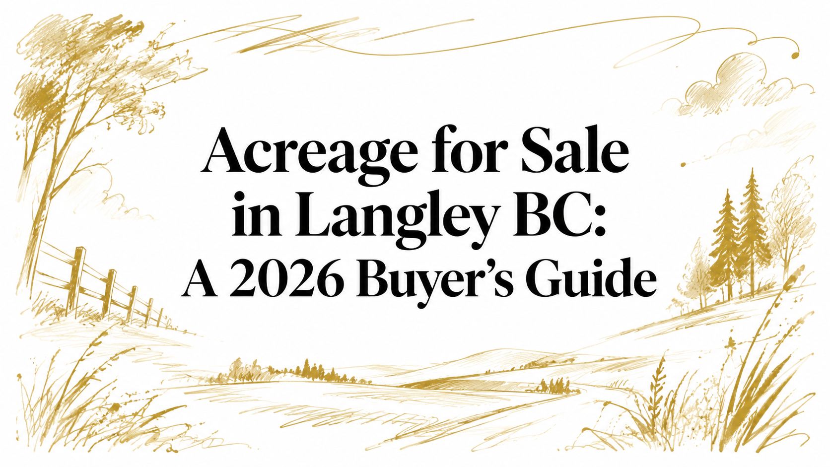 Acreage for Sale in Langley BC: A 2026 Buyer's Guide