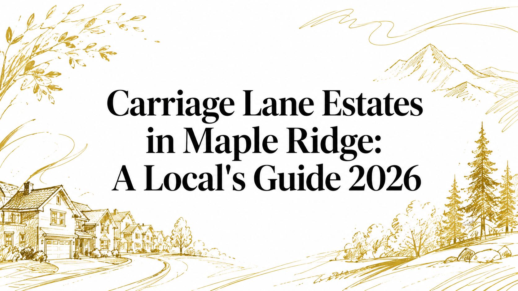 Carriage Lane Estates in Maple Ridge: A Local's Guide 2026