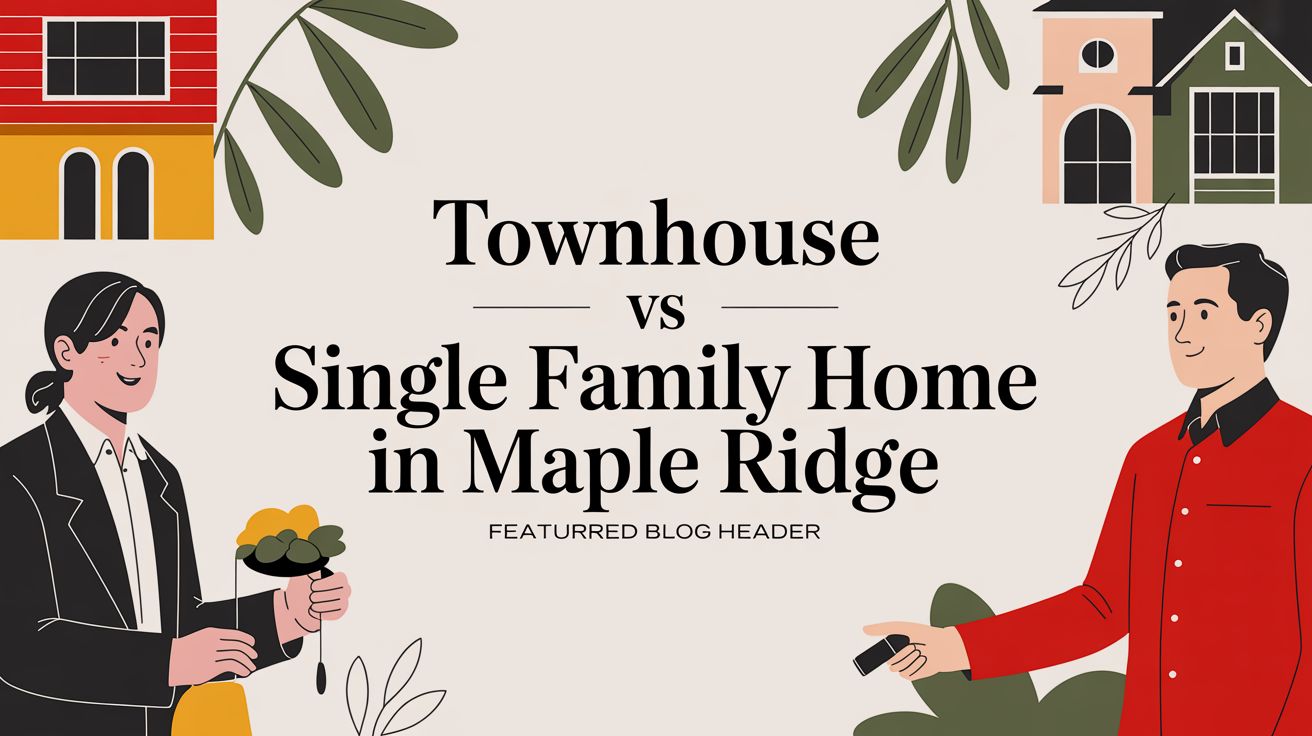 Townhouse vs Single Family Home in Maple Ridge