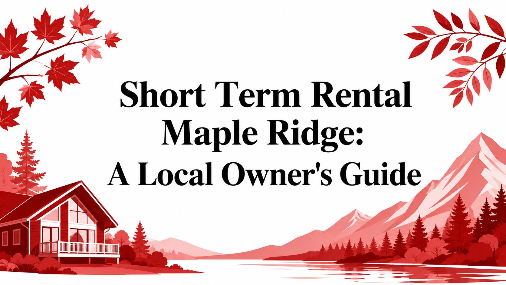 Short Term Rental Maple Ridge: A Local Owner's Guide