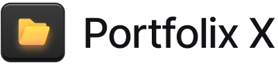 Header Logo - Portfolix X Webflow Template