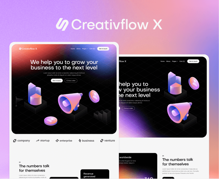 Creativflow X Project - Portfolix X Webflow Template