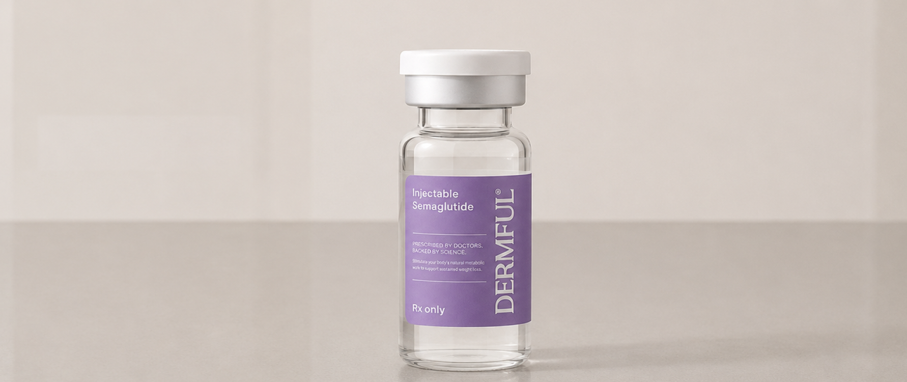 GLP-1 injectable vial