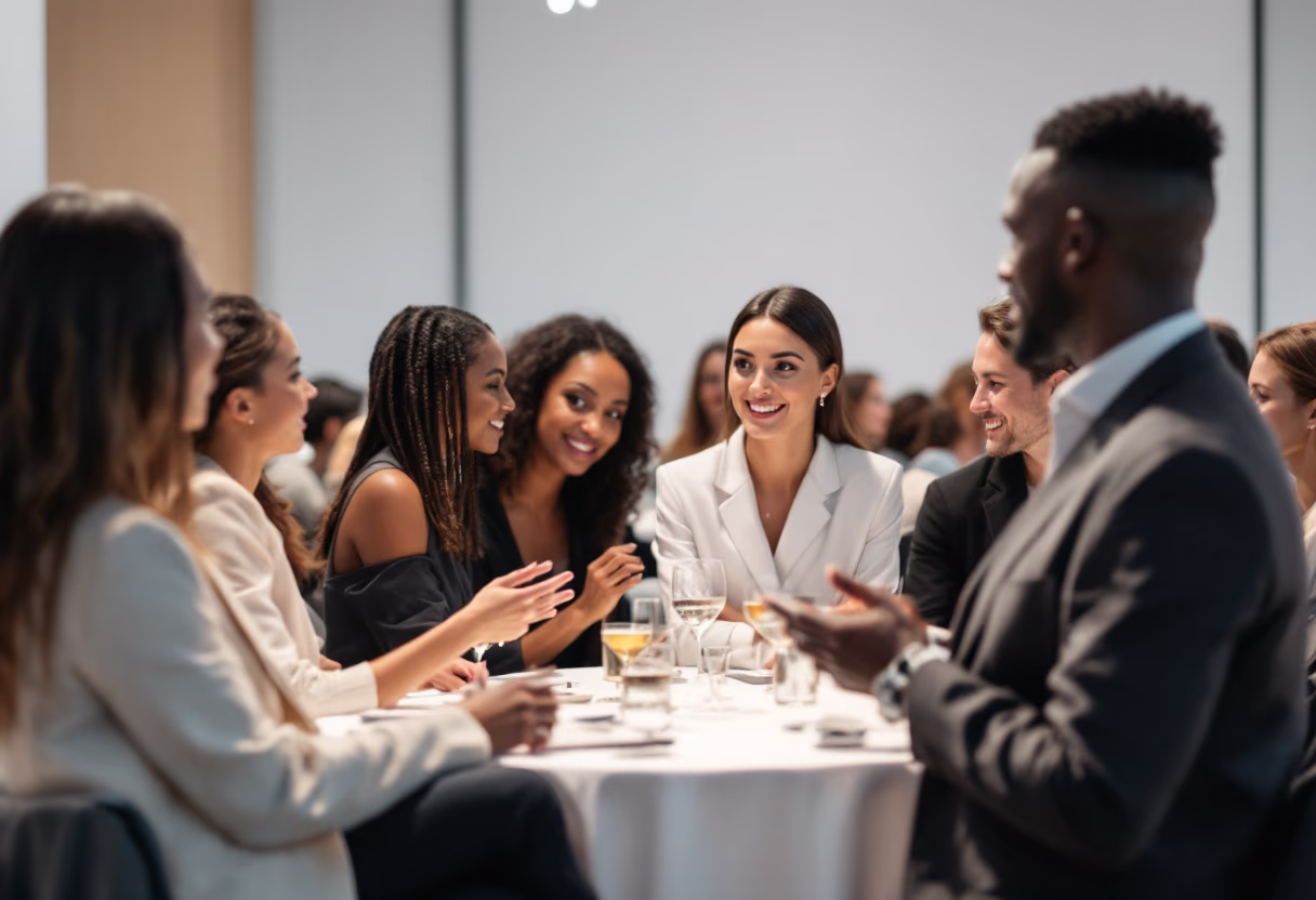 image of networking event (for a hr tech)