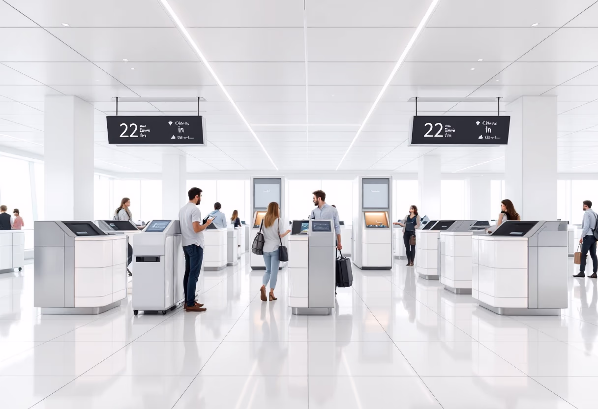 image of an airport scene (for a travel tech)