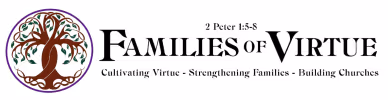 Full logo design for Families of Virtue