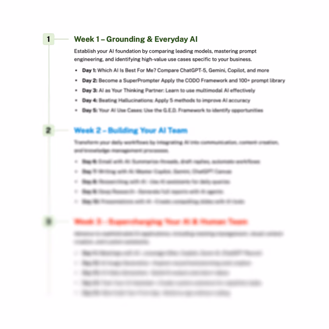 Lead with AI - Executive Training
