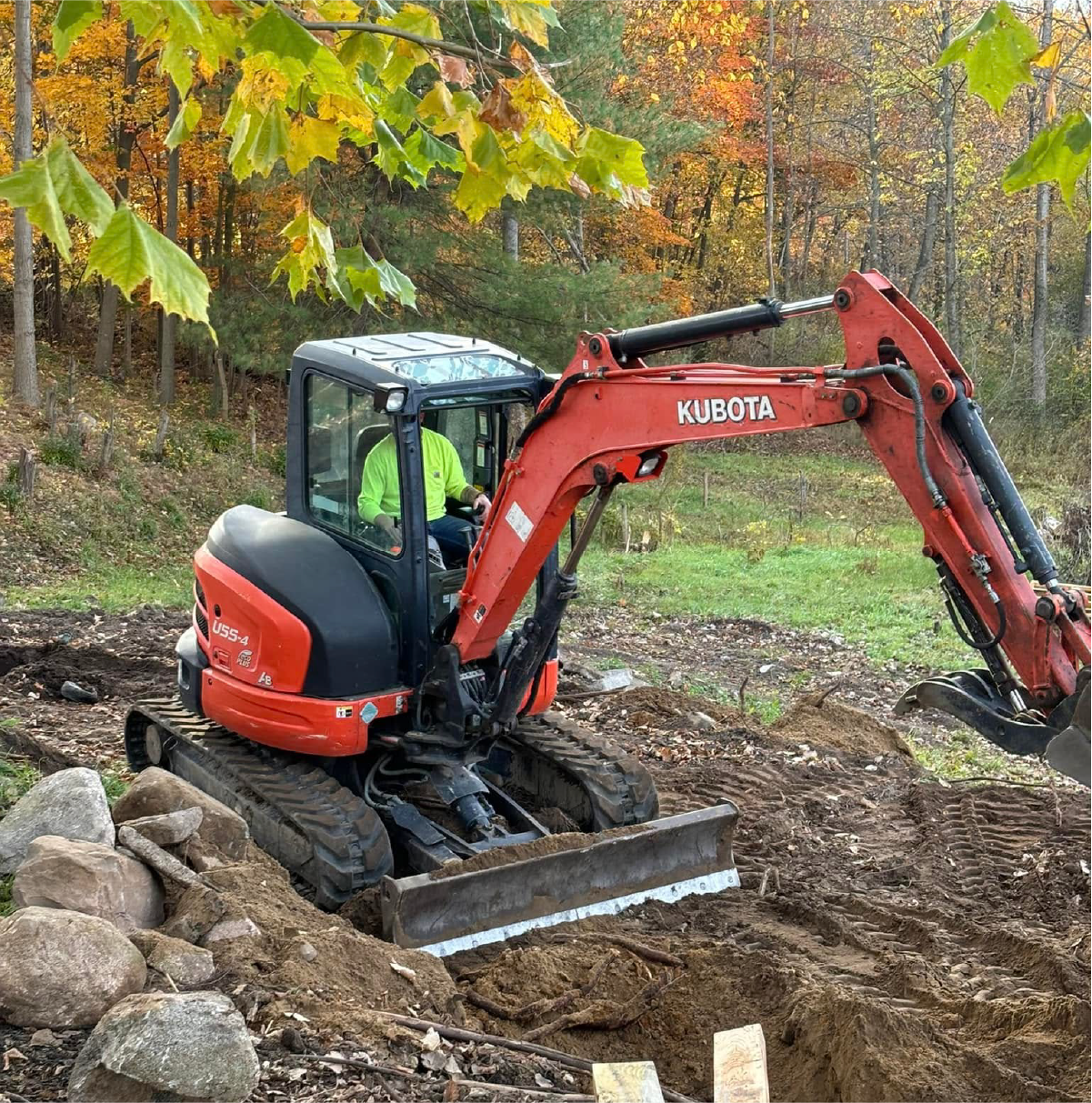 Bad Dad Construction Services in home excavating