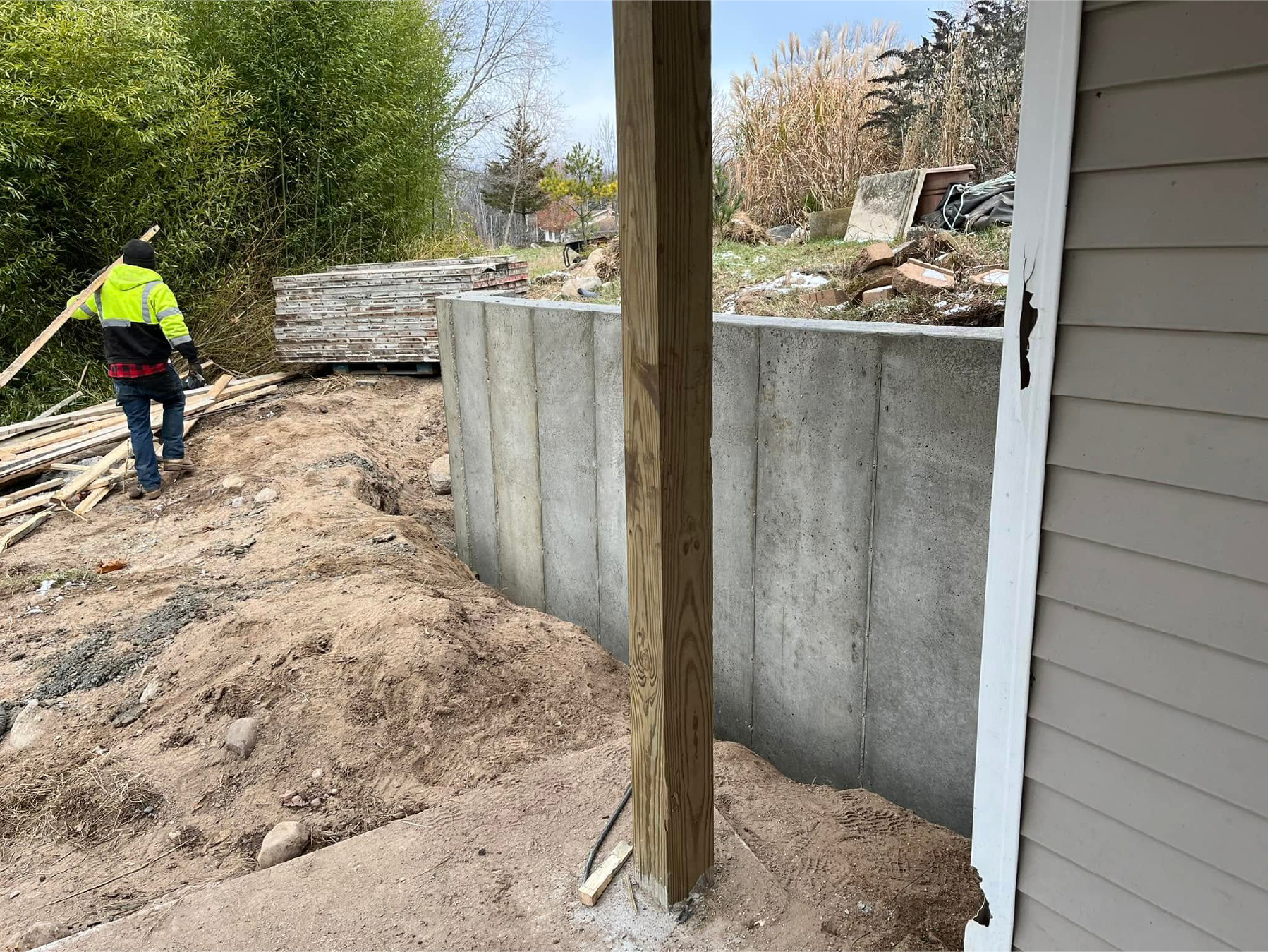 Bad Dad Construction Services in concrete services