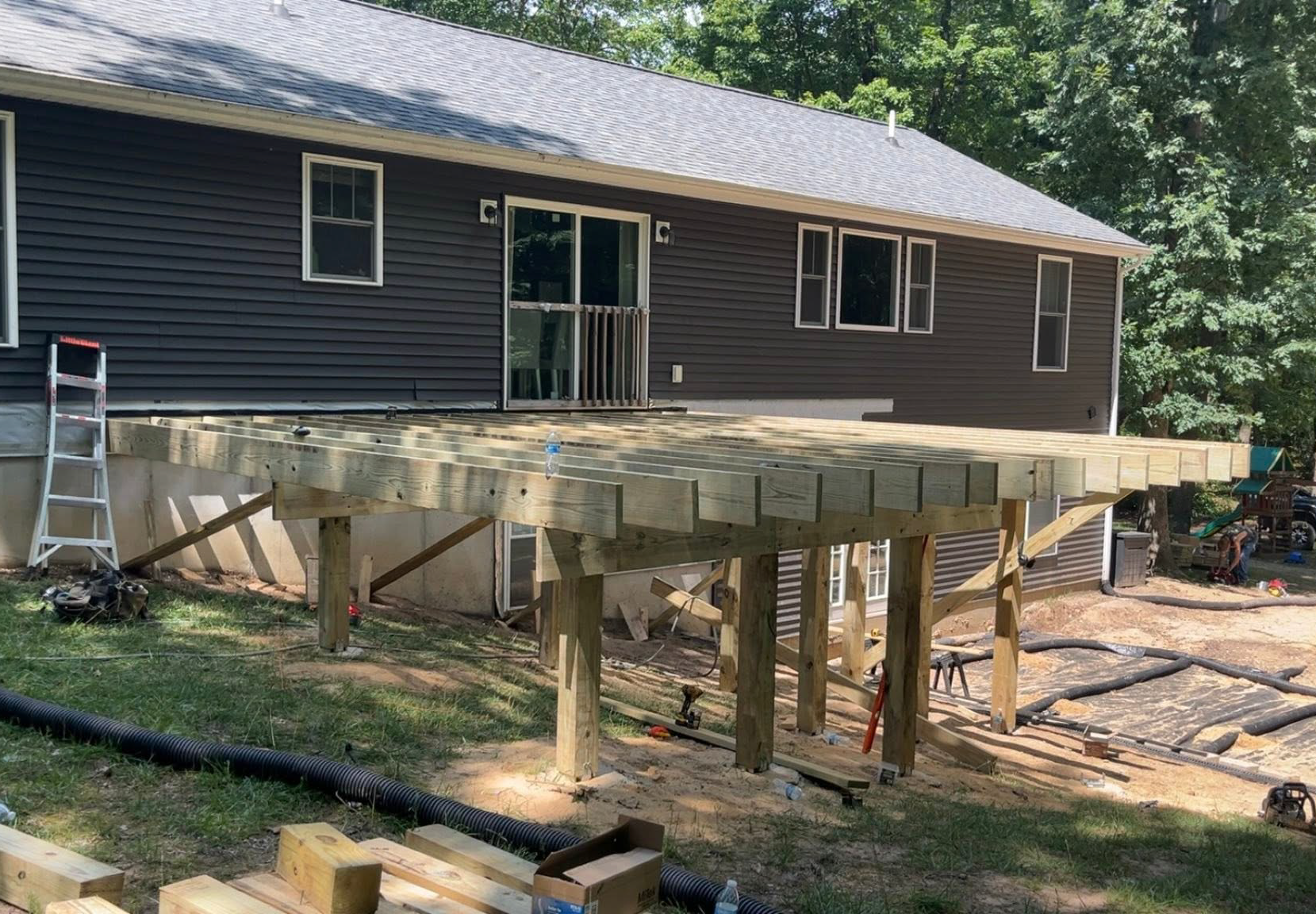 Bad Dad Construction Services in decking