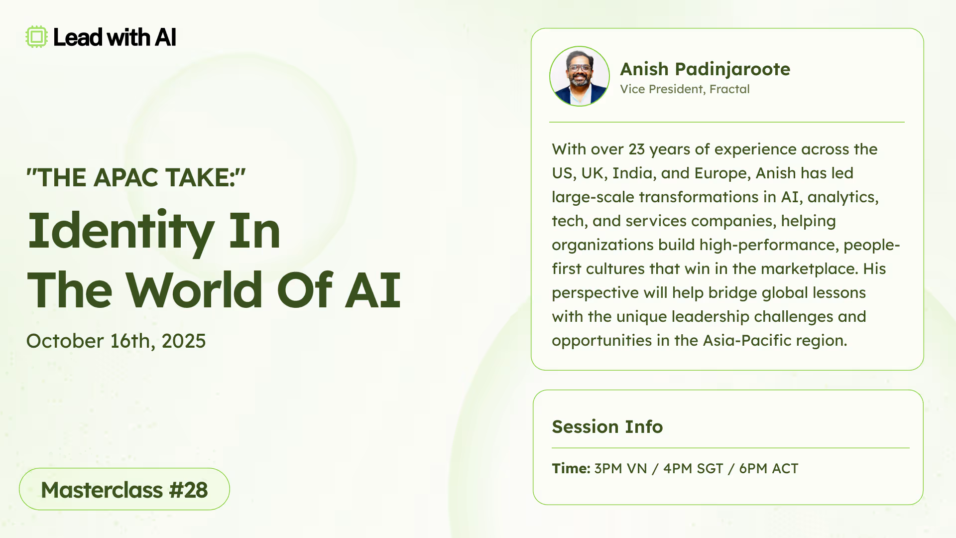 The APAC Take: Identity in the World of AI
