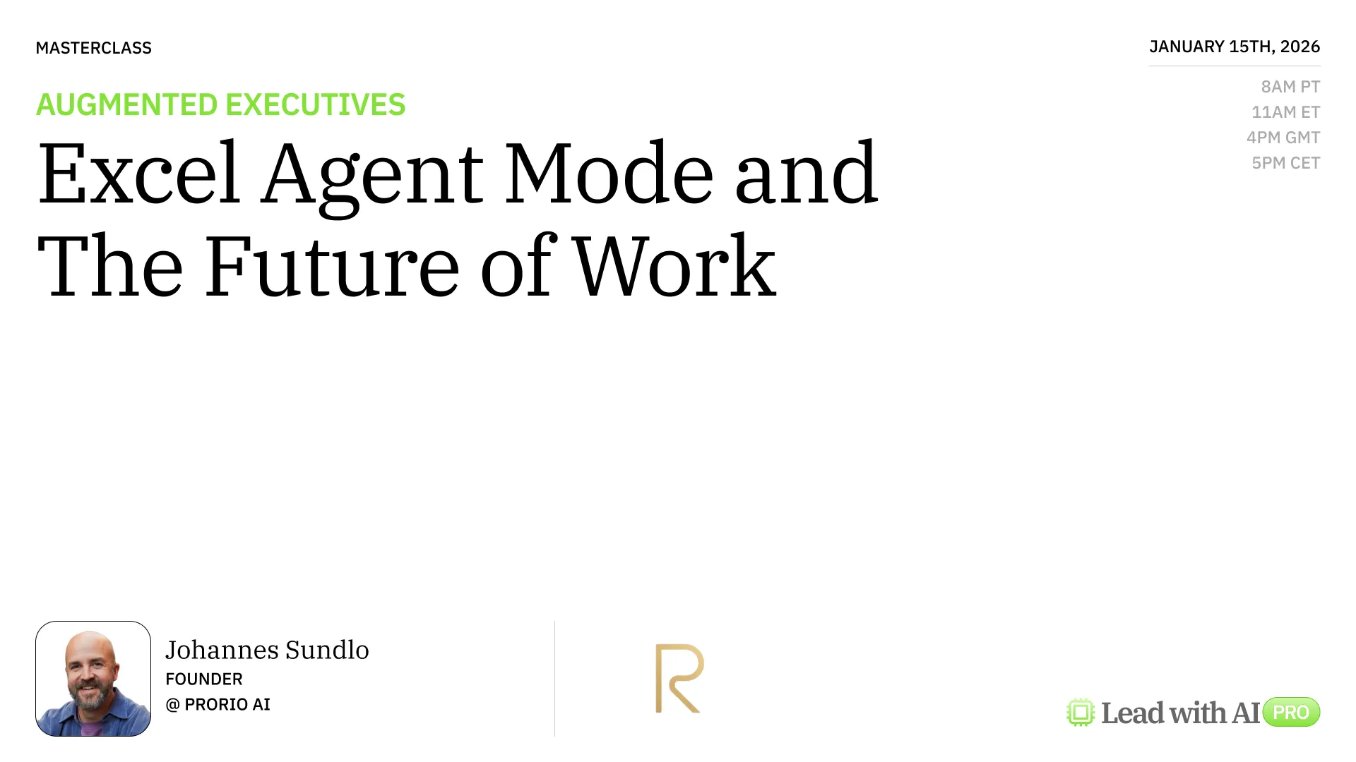 Excel Agent Mode and The Future of Work