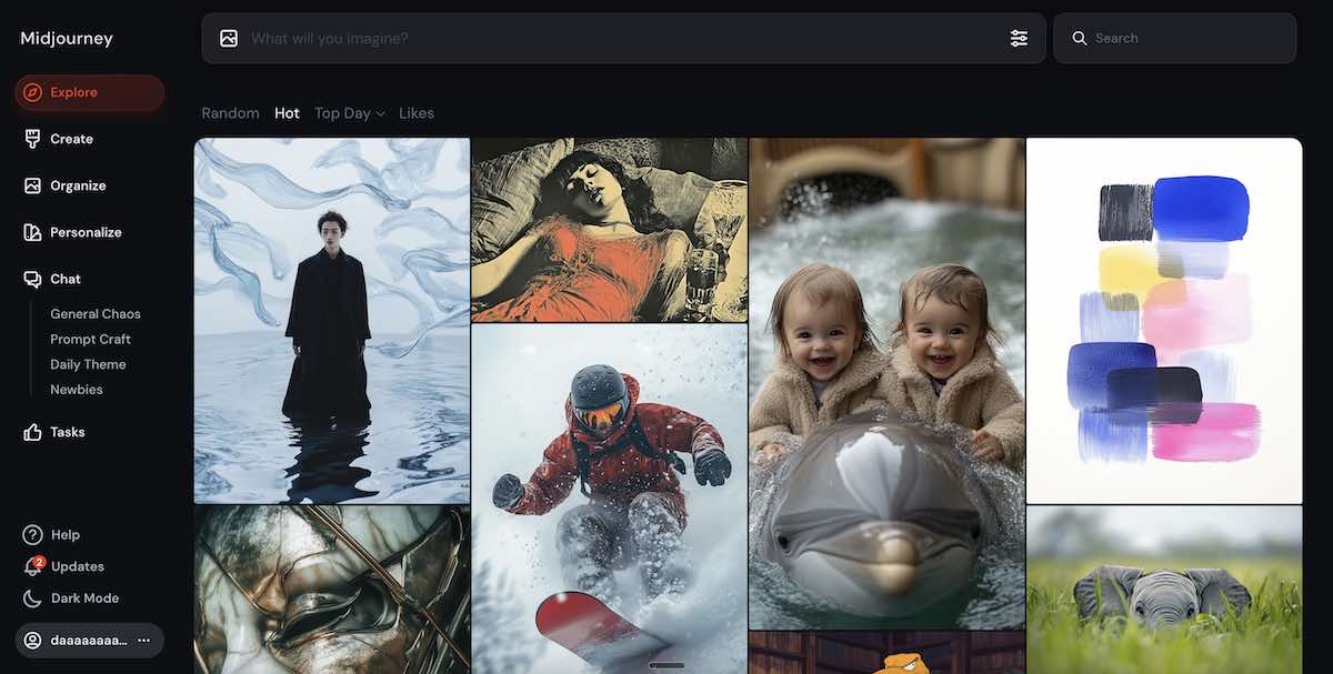 Midjourney - an AI image generator and editor