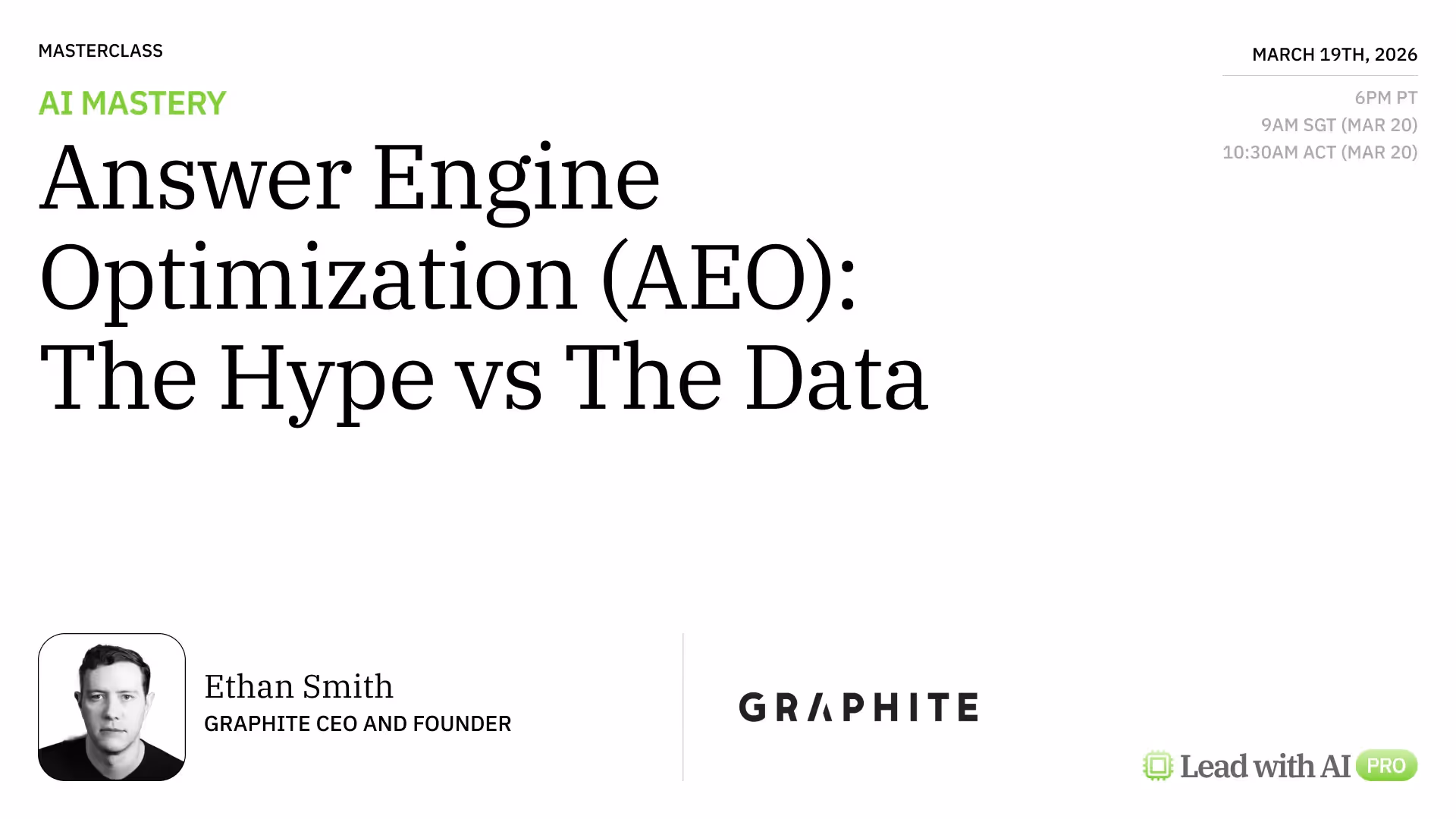Answer Engine Optimization (AEO): The Hype vs The Data