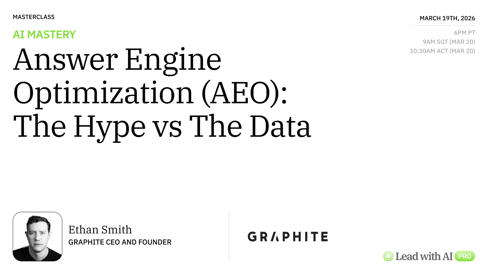 Answer Engine Optimization (AEO): The Hype vs The Data