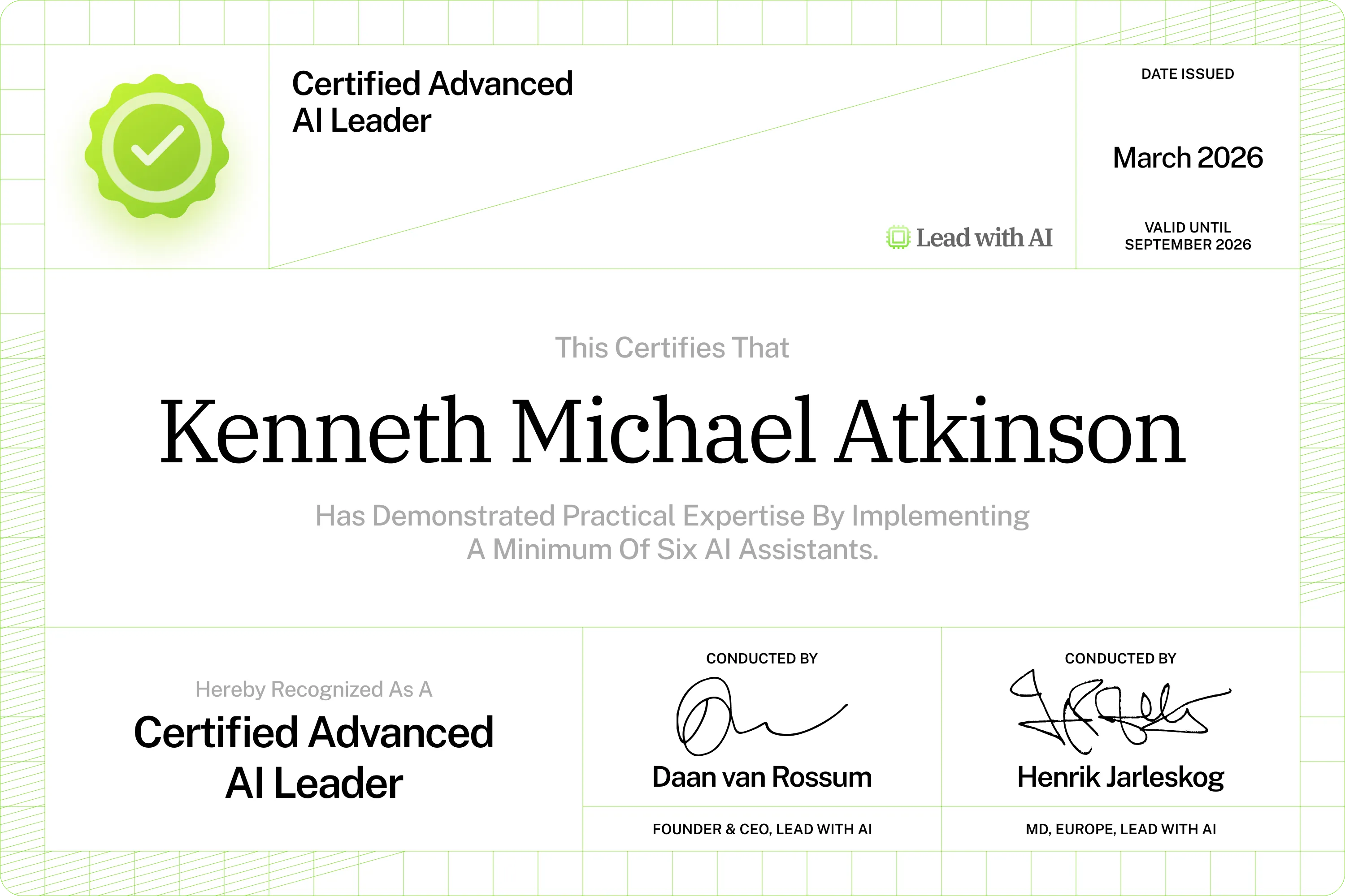 Kenneth Michael Atkinson