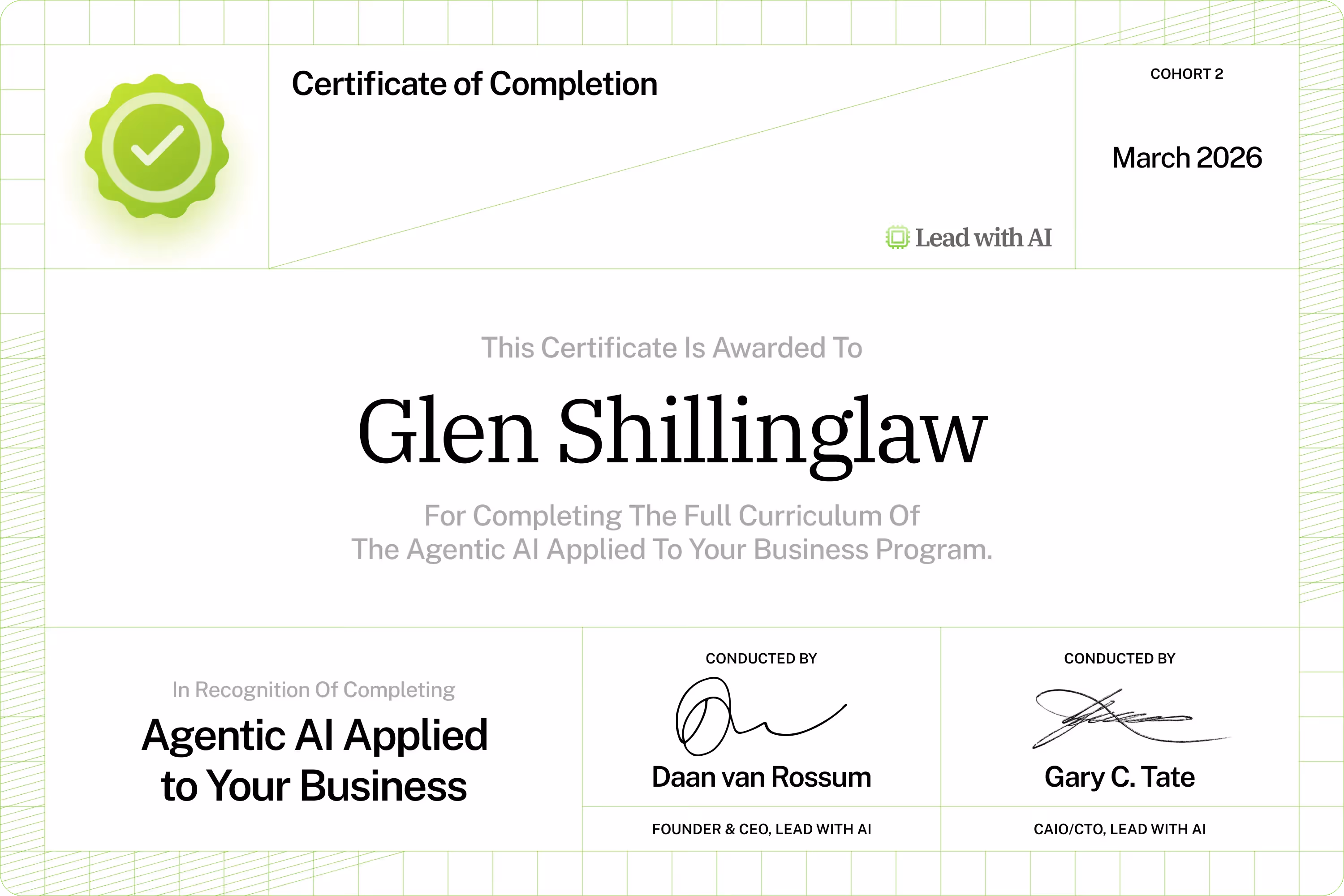 Glen Shillinglaw