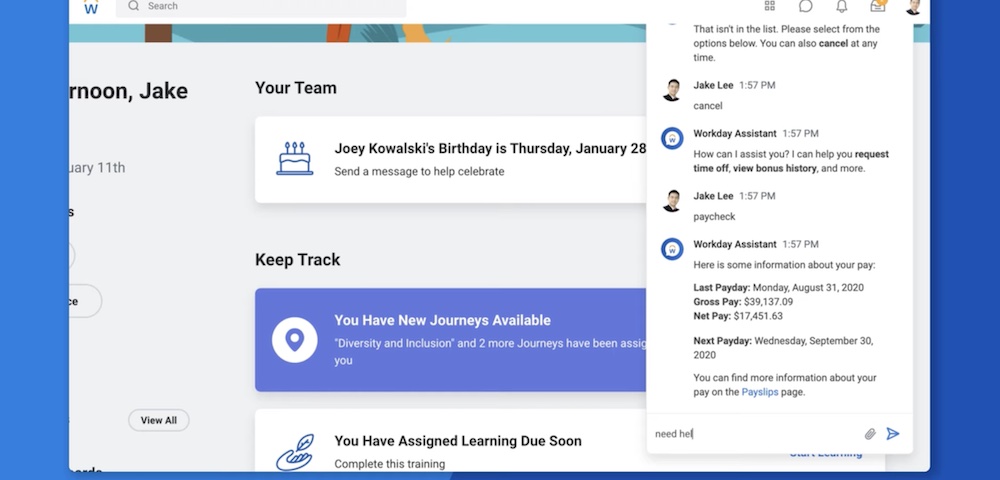 Workday Chat