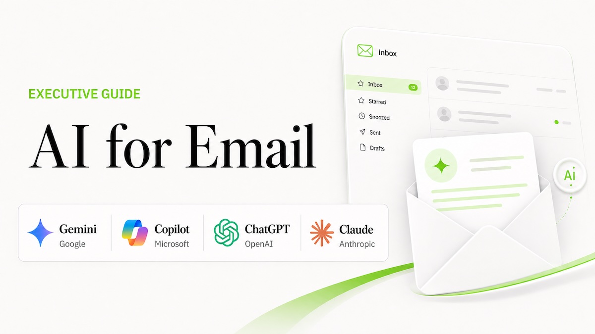 AI for Email: Gemini, Copilot, Claude, and ChatGPT